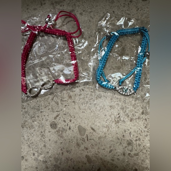 Pink and Blue  Bracelets - Picture 1 of 3